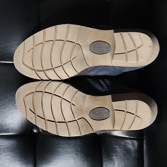 Earth Origins Amanda Blue Suede Ankle Bootie Women's Size 9 - Picture 9 of 10